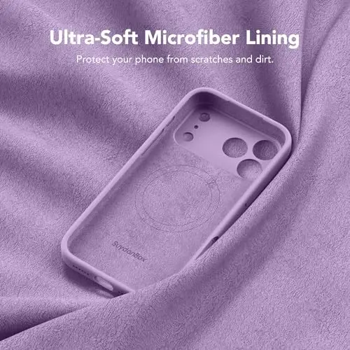 SuydanBox Magnetic for iPhone 17 Pro Case, Compatible with MagSafe, [Full Camera Protection][Screen Protector] Silicone Shockproof Protective Phone Case for iPhone 17 Pro 6.3