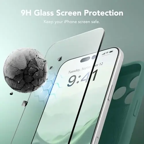 SuydanBox Magnetic for iPhone 17 Pro Case, Compatible with MagSafe, [Full Camera Protection][Screen Protector] Silicone Shockproof Protective Phone Case for iPhone 17 Pro 6.3