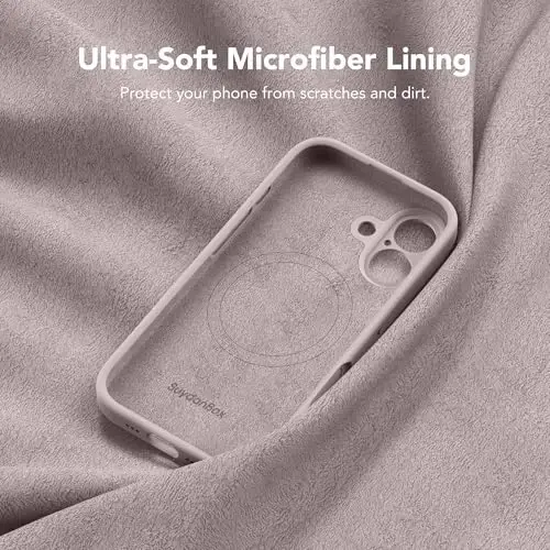 SuydanBox Magnetic for iPhone 17 Case, Compatible with MagSafe, [Full Camera Protection][Screen Protector] Silicone Shockproof Protective Phone Case for iPhone 17 6.3