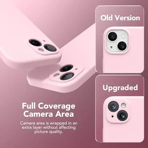 SuydanBox Magnetic for iPhone 13 Case, Compatible with MagSafe, [Full Camera Protection][Screen Protector] Silicone Shockproof Protective Phone Case for iPhone 13 6.1