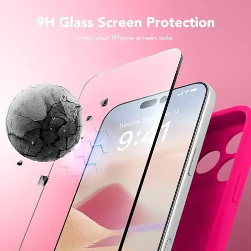 SuydanBox Magnetic for iPhone 17 Pro Max Case, Compatible with MagSafe, [Full Camera Protection][Screen Protector] Silicone Shockproof Protective Phone Case for iPhone 17 Pro Max 6.9