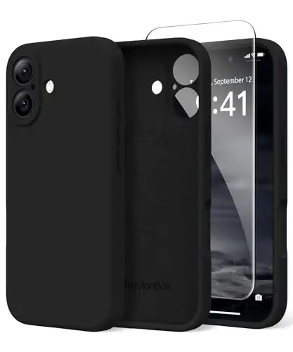 SuydanBox Magnetic for iPhone 17 Case, Compatible with MagSafe, [Full Camera Protection][Screen Protector] Silicone Shockproof Protective Phone Case for iPhone 17 6.3
