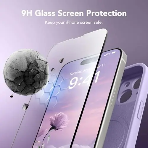 SuydanBox Magnetic for iPhone 15 Plus Case, Compatible with MagSafe, [Full Camera Protection][Screen Protector] Silicone Shockproof Protective Phone Case for iPhone 15 Plus 6.7