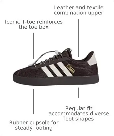 adidas Women's VL Court 3.0 Shoe - 1