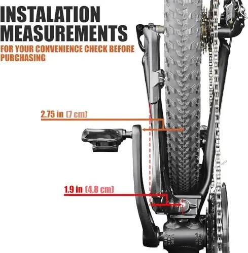 BV Bicycle Kickstand for 24”-28” - Adjustable Bikes Kickstand for Adult Bike with Non-Slip Foot & Spring-Loaded Latch for Stable Any-Angle Stance - Bicycle Stand for Mountain, City & Hybrid Bikes - 5