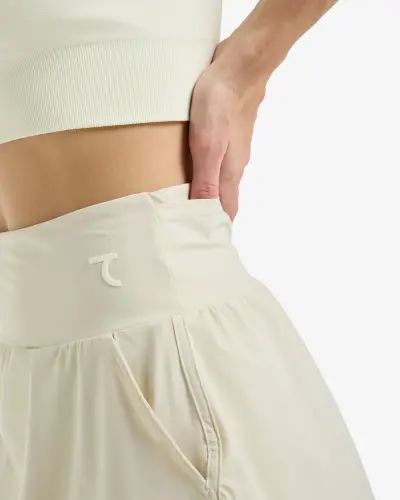 Skort (Skirt Shorts) - WHITE - 8