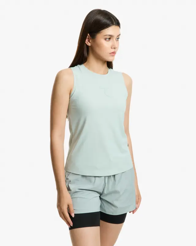 Sports Tank Top - DARK SEA GREEN - 2