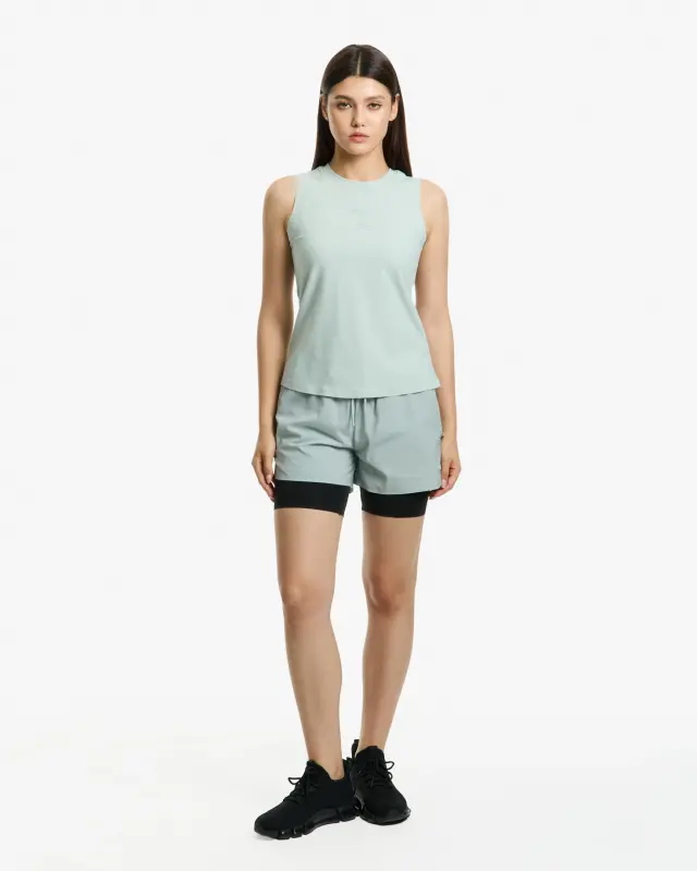 Sports Tank Top - DARK SEA GREEN - 4
