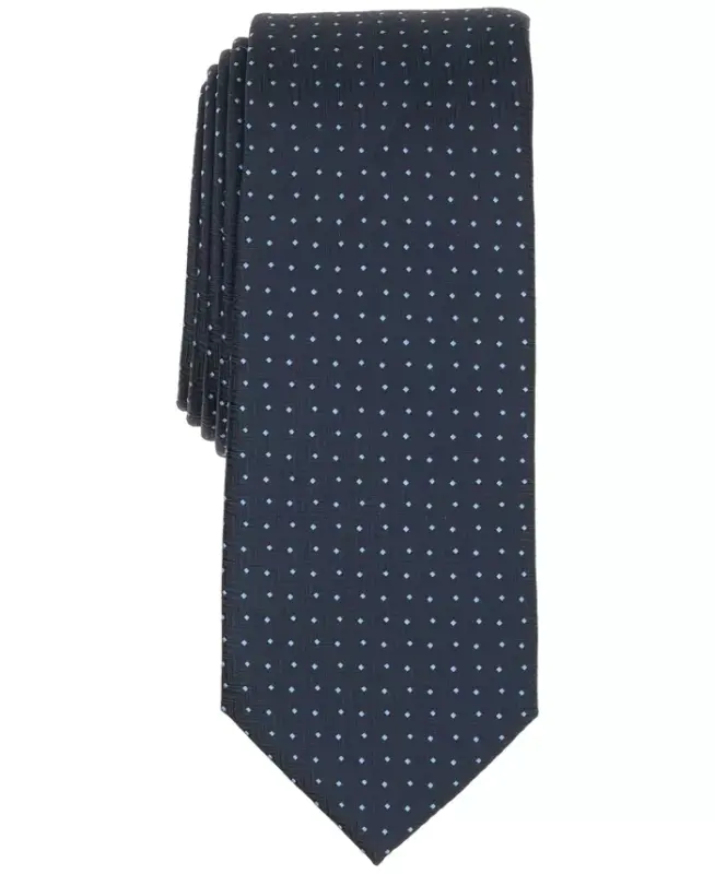 Men's Inari Solid Tie, Exclusively at Modazone - Dark Navy - 3
