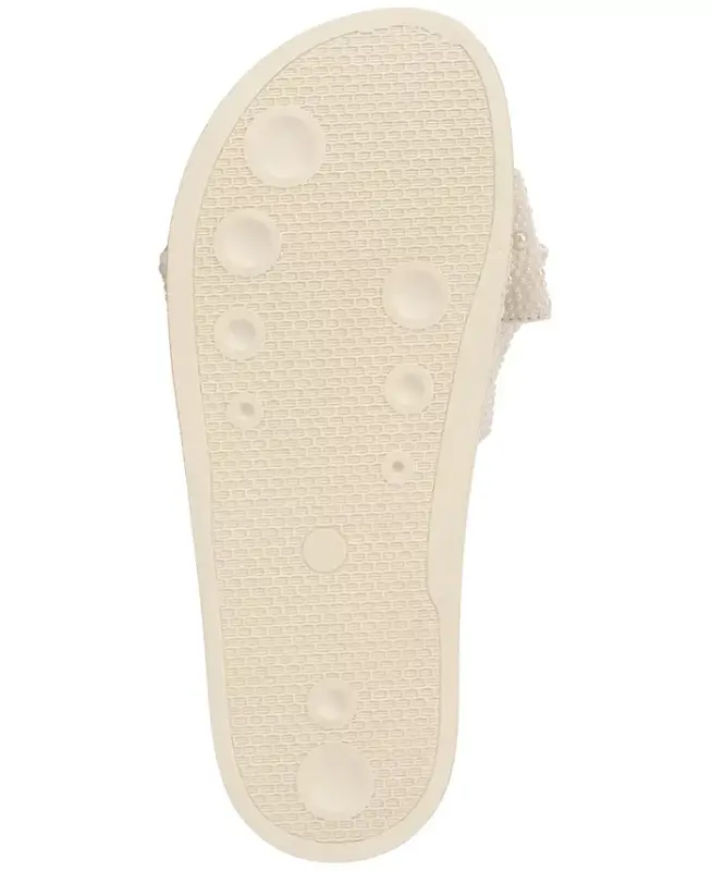 Women's Peymin Pool Slides, Created for Modazone - Pearl Bow - 1