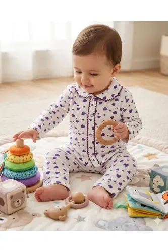 Mavi Ayıcıklı Yenidoğan Fitilli Organik Pamuk Kumaş 2’li Kız Erkek Bebek Takım - Maviayıcık - ANNE DOKUNUŞU GIBI KUZUM BEBE (1)