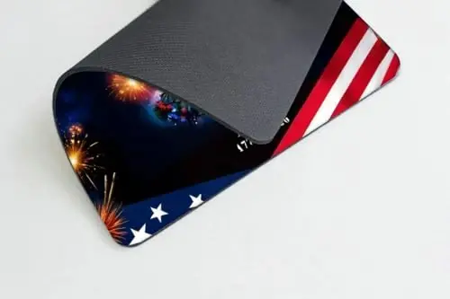 Eagle and Flag Mousepad Non-Slip Rubber Base Mouse Pads for Computers Laptop - GOODSPROUT (1)