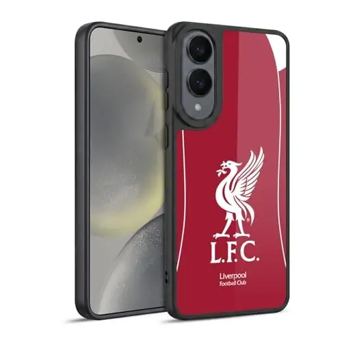 Head Case Designs Officially Licensed Liverpool Football Club Home 2025/26 Kit Gel Armor Case [Military Grade Drop Protection] Compatible with Samsung Galaxy S25 Edge 