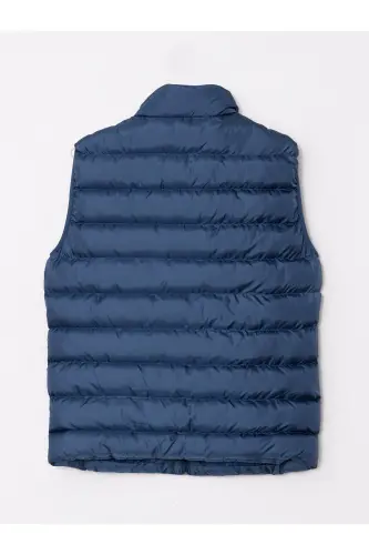 XSIDE Standart Kalıp Dik Yaka Erkek Şişme Yelek (W2) - NAVY - 8