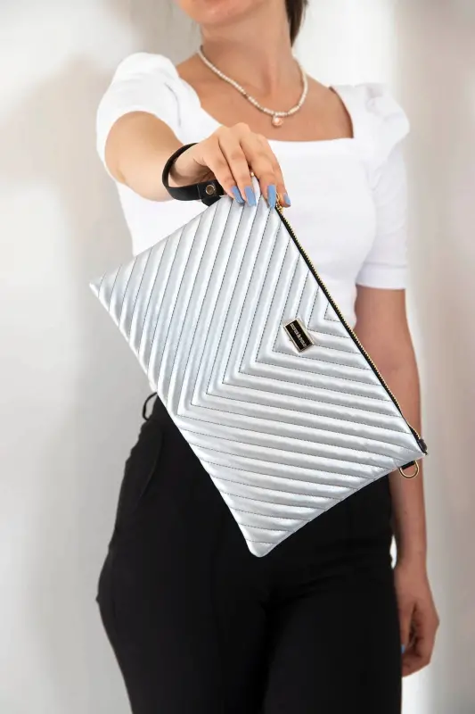 A.gümüş - A.gümüş SP1034 Kadın Portföy & Clutch - 152 A.GÜMÜŞ-MAT A.GÜMÜŞ - 1