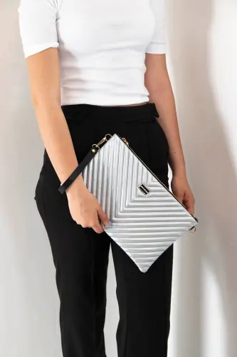 A.gümüş - A.gümüş SP1034 Kadın Portföy & Clutch - 152 A.GÜMÜŞ-MAT A.GÜMÜŞ - SILVER POLO (1)