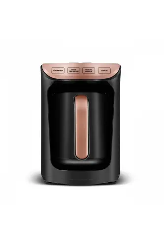 Hatır Közde Türk Kahvesi ve Türk Kahve Makinesi Rosegold 5 Fincan Kapasiteli Bol Köpüklü - Rose Gold - 5
