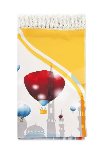 Dijital Baskılı Çocuk Seccadesi - Balonlu Camili - 44 X 78 cm. - Balonlu Camili 2 - 2