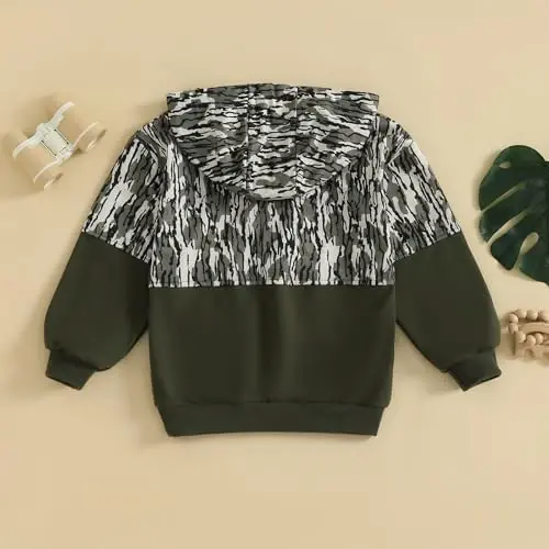 TheFound Toddler Girls Boys Hoodies Jacket Checkerboard Zip-Up Hooded Long Sleeve Coat Fall Winter Kid Baby Clothes Outerwear - 5