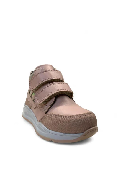 1559 Ortopedik % 100 Hakiki Deri Kız Çocuk Okul Öncesi Pudra Bot - Modazone (1)