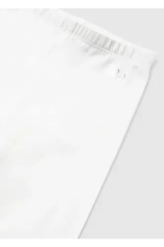 Kız Bebek Basic Uzun Tayt 703 - BEYAZ - 1