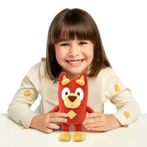 Bluey Friends 3 Pack Plush Toys, Rusty, Lila and Snickers | 6.5-9 in / 16-23 cm. tall Bluey plush toys for pretend play, character plushy, kids toys - BLUEY (1)