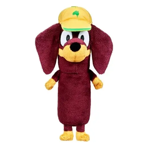 Bluey Friends 3 Pack Plush Toys, Rusty, Lila and Snickers | 6.5-9 in / 16-23 cm. tall Bluey plush toys for pretend play, character plushy, kids toys - 3