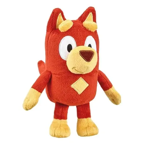 Bluey Friends 3 Pack Plush Toys, Rusty, Lila and Snickers | 6.5-9 in / 16-23 cm. tall Bluey plush toys for pretend play, character plushy, kids toys - 4