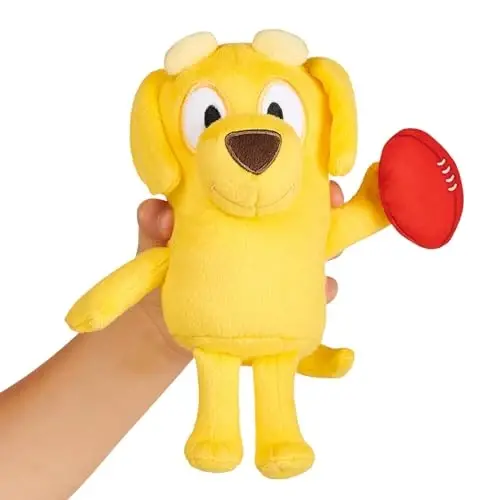 Bluey Friends 3 Pack Plush Toys, Lucky, Chloe and Coco | 6.5-7.5 in / 16-23 cm. tall Bluey plush toys for pretend play, character Plushy, kids toys - 3