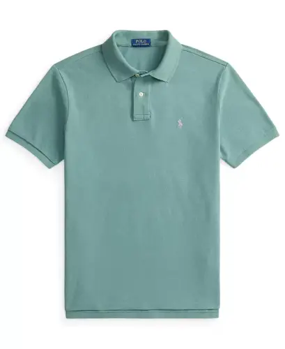 Men's Classic-Fit Mesh Polo Shirt - Greenscape/C6125 - 6