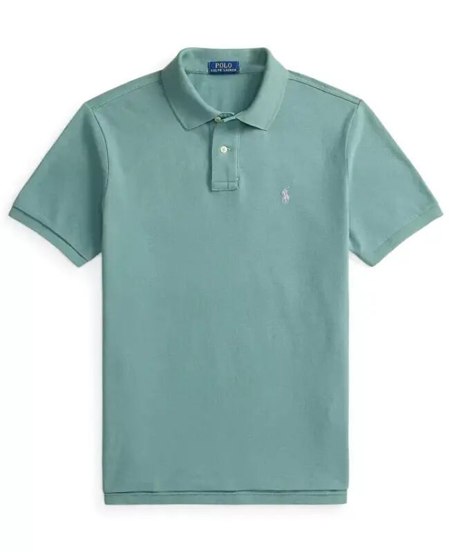 Men's Classic-Fit Mesh Polo Shirt - Greenscape/C6125 - 6