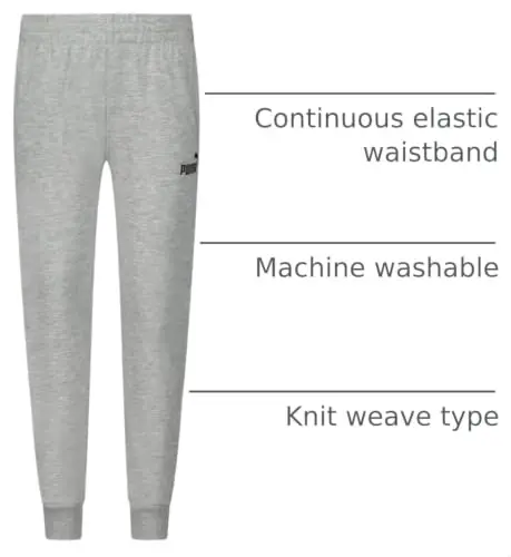 Puma Boys Core Logo Jogger Sweatpants - 4