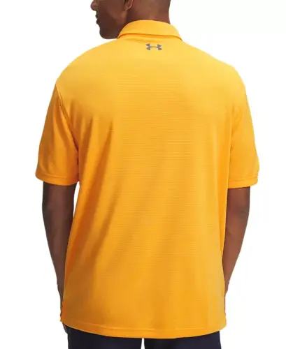 Men's Tech Short-Sleeve Polo Shirt - Squad Orange/Pitch Gray - 2