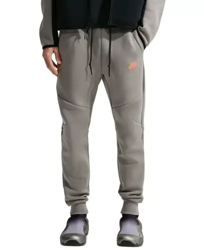 Men's Tech Fleece Drawstring Joggers Pants - Camo Green/Black - 10