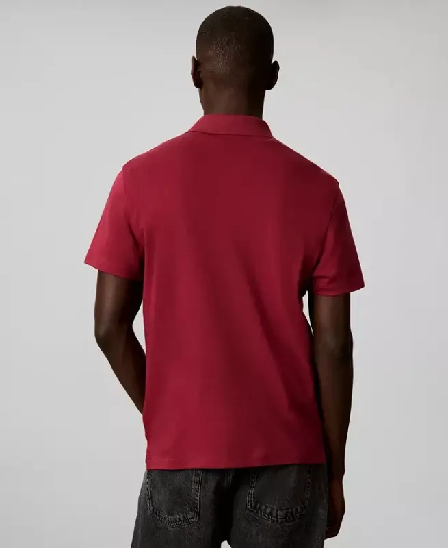 Men's Supima Short-Sleeve Polo Shirt - Rhododendron - 5