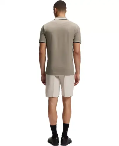 Men’s Stretch-Cotton Slim-Fit Paul Polo Shirt - Open Green - 4