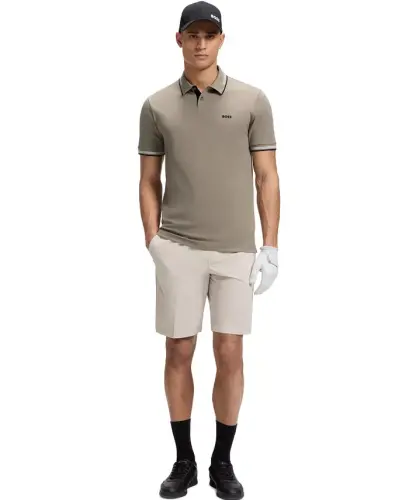 Men’s Stretch-Cotton Slim-Fit Paul Polo Shirt - Open Green - 5