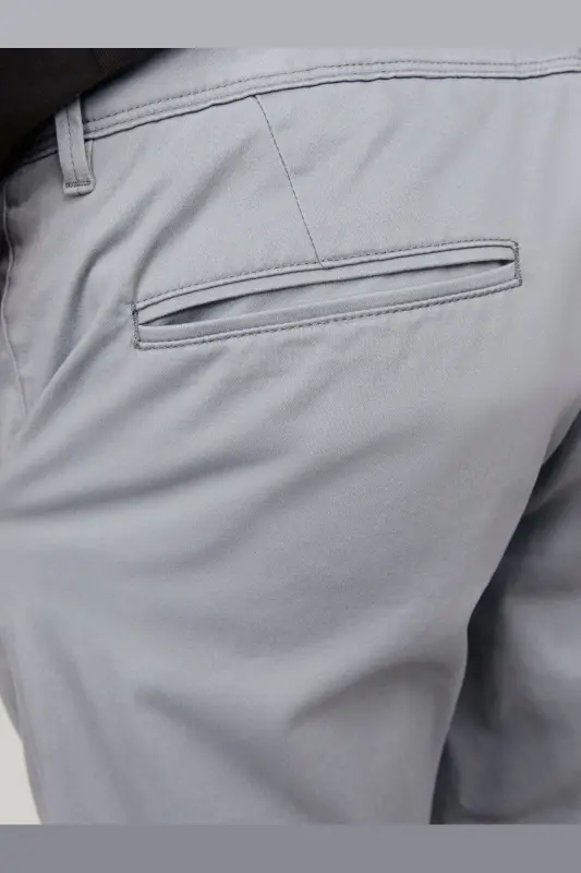 Erkek Marco Bowie Chino Pantolon - Gri - 8