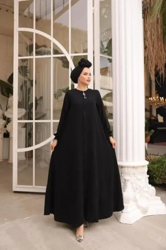 Siyah Mevlana Ferace 5002 - Siyah - 1