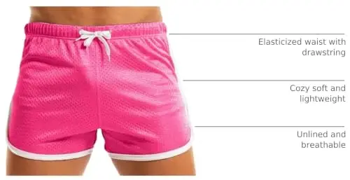Ouber Men's Fitted Shorts Bodybuilding Workout Gym Running Tight Lifting Shorts - 4