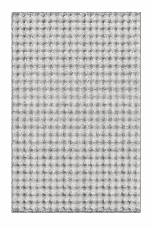 Bubble Peluş Kaymaz Taban Yıkanabilir Yumuşak Salon Yatak Odası Halısı Kilim Gri - Griix - 2