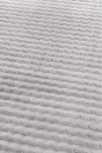 Bubble Peluş Kaymaz Taban Yıkanabilir Yumuşak Salon Yatak Odası Halısı Kilim Gri - Griix - 4