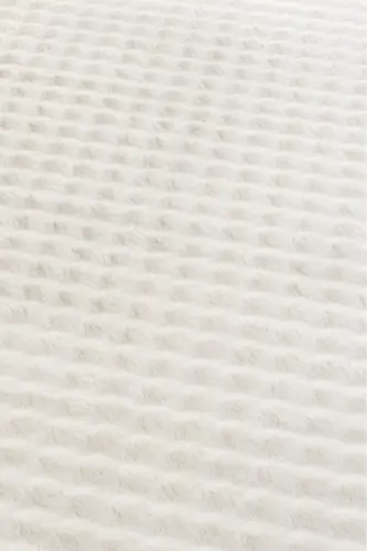 Bubble Peluş Kaymaz Taban Yıkanabilir Yumuşak Salon Yatak Odası Halısı Kilim Krem - Kremxcz - 4