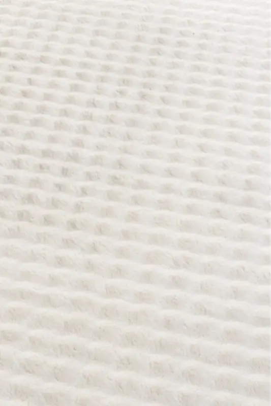Bubble Peluş Kaymaz Taban Yıkanabilir Yumuşak Salon Yatak Odası Halısı Kilim Krem - Kremxcz - 4