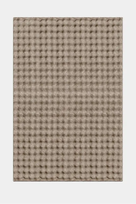 Bubble Peluş Kaymaz Taban Yıkanabilir Yumuşak Salon Yatak Odası Halısı Kilim Vizon - Vizonzsd - 2