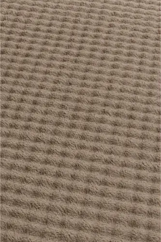 Bubble Peluş Kaymaz Taban Yıkanabilir Yumuşak Salon Yatak Odası Halısı Kilim Vizon - Vizonzsd - 4