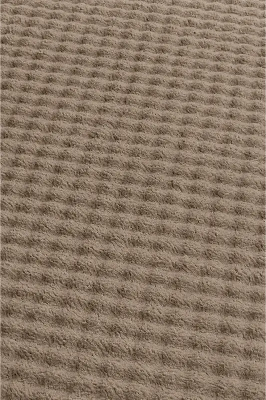 Bubble Peluş Kaymaz Taban Yıkanabilir Yumuşak Salon Yatak Odası Halısı Kilim Vizon - Vizonzsd - 4