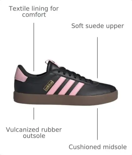 adidas Women's VL Court 3.0 Shoe - 3