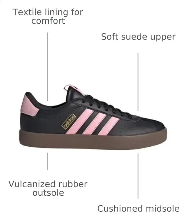 adidas Women's VL Court 3.0 Shoe - 3