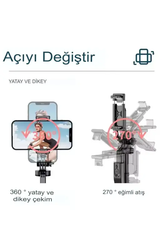 157 CM kablosuz Selfie Tripod standı katlanabilir Monopod aksiyon kameraları akıllı telefonlar - L17 - 8